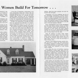 Farm women build for tomorrow... (Excerpt)