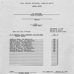 North Carolina Agricultural Extension annual report, 1964