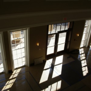 1911 Building renovations, interior lobby
