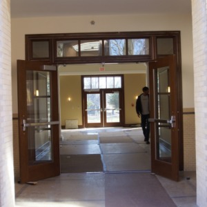 1911 Building renovations, doors
