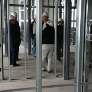 Touring Withers Hall during renovations