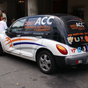 ACC Tournament car at Hoops for Hope