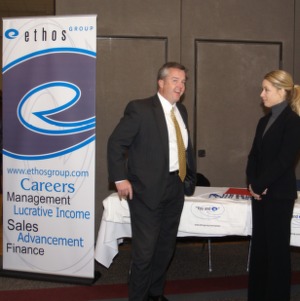 CHASS Management Career Fair - Ethos Group table