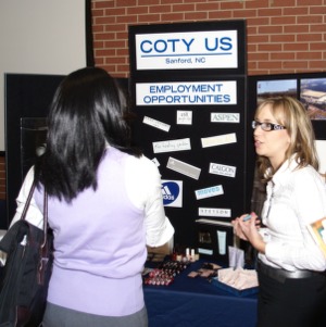 CHASS Management Career Fair - Coty US Table