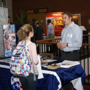 CHASS Management Career Fair - Peace Corps Table