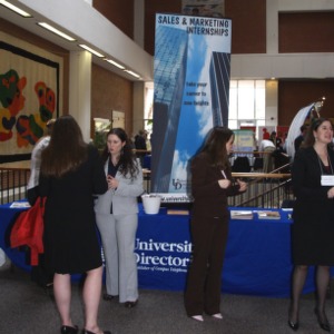 CHASS Management Career Fair - University Directories table