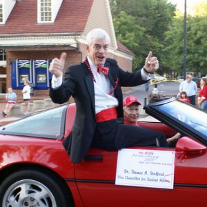 Tom Stafford in the 2008 Homecoming Parade