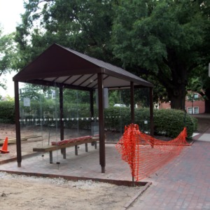 Patterson Hall Bus Stop August 2008