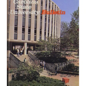North Carolina State University Summer Sessions, 1975 (Bulletin Vol. 75 No. 1)