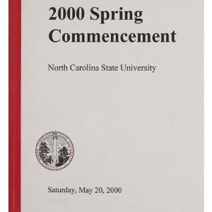 North Carolina State University 2000 Spring Commencement, May 20, 2000
