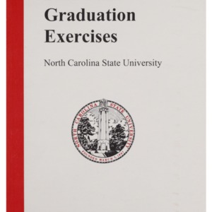 North Carolina State University 2003 Fall Graduation, December 17, 2003