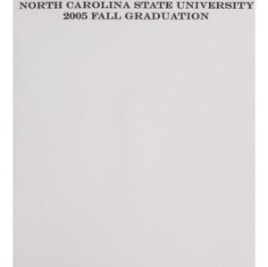 North Carolina State University 2005 Fall Graduation, December 14, 2005