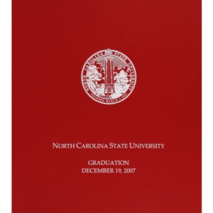 North Carolina State University Graduation, December 19, 2007