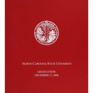 North Carolina State University Graduation, December 17, 2008