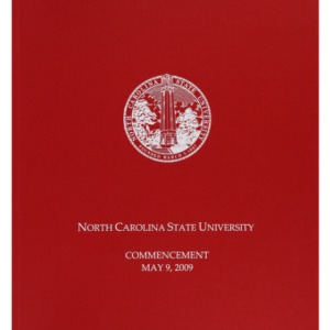 North Carolina State University Commencement, May 9, 2009