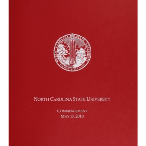 North Carolina State University Commencement, May 15, 2010