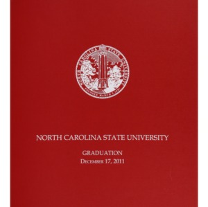 North Carolina State University Graduation, December 17, 2011