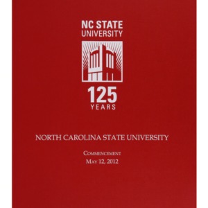 North Carolina State University Commencement, May 12, 2012