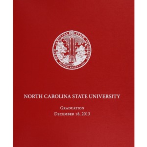 North Carolina State University Graduation, December 18, 2013