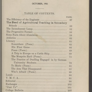 Red and White, Vol. 7 No. 2, October 1905