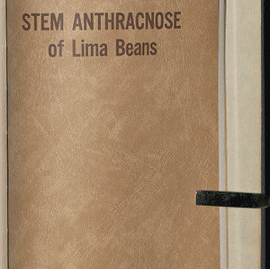 Stem anthracnose of lima beans (North Carolina Agricultural Experiment Station. Technical bulletin 90)