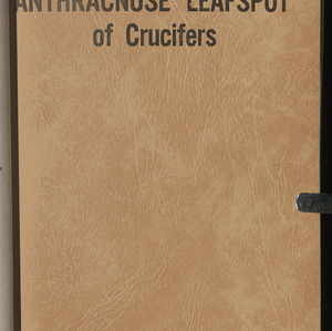 Anthracnose leafspot of crucifers  (North Carolina Agricultural Experiment Station. Technical bulletin 92)