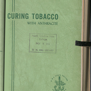 Curing tobacco with anthracite (North Carolina Agricultural Experiment Station. Technical bulletin 102)