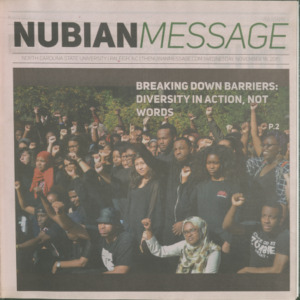 Nubian Message, November 18, 2015