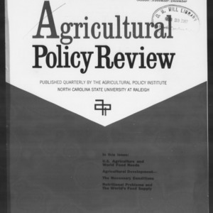 Agricultural Policy Review Vol 6. No 4.