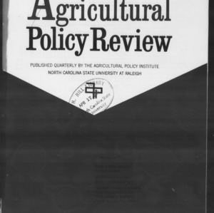 Agricultural Policy Review Vol 9. No 4.