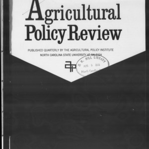 Agricultural Policy Review Vol 10. No 2.