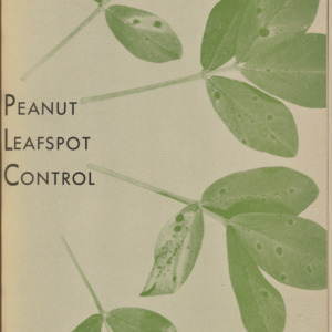 Peanut Leafspot Control (Special Circular. No. 16)