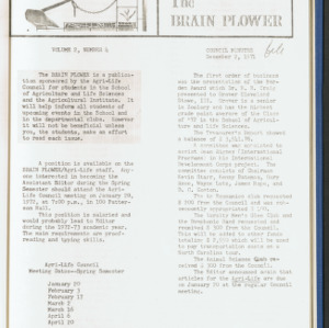 Brain Plower, V. 2, No. 4, Dec, 1971