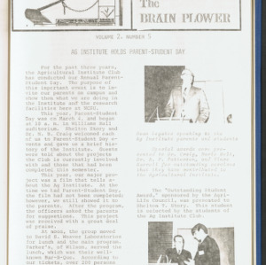 Brain Plower, V. 2, No. 5