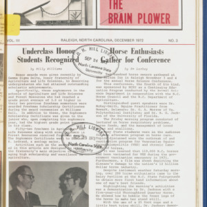 Brain Plower, V. 3, No. 3, Dec, 1972