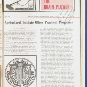 Brain Plower, V. 3, No. 6, Apr, 1973