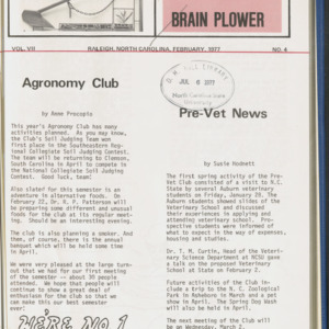 Brain Plower/Plow, Vol. 7 No. 4, February 1977