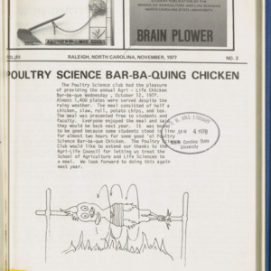 Brain Plower/Plow, Vo. 8 No. 2, November 1977