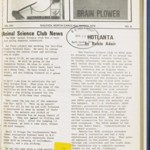 Brain Plower/Plow, Vol. 8 No. 6, March 1978