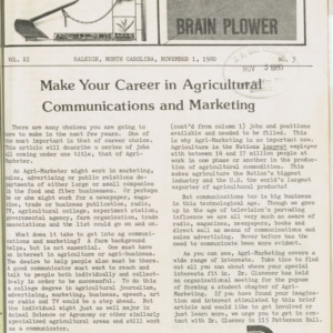Brain Plower/Plow, Vol. 11 No. 3, November 1980