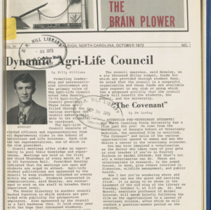 "The Brain Plower," Vol. 3 No. 1, October 1972