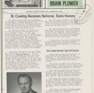 "The Brain Plower," Vol. 4 No. 3, February 1974