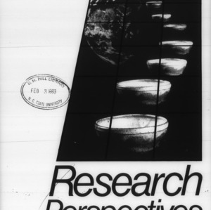 Research Perspectives Vol. 1, No. 4