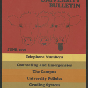 North Carolina State University Bulletin. June, 1976.