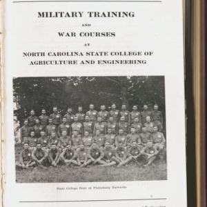 State College Record, Military Training and War Courses, Vol. 17 No. 3, Aug 1918