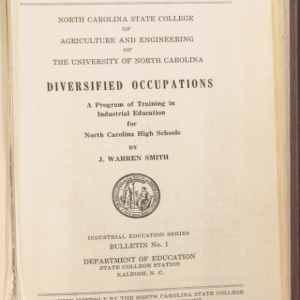 State College Record, Diversified Occupations, Vol. 37, No. 10, June 1938