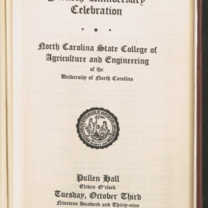 State College Record, Fiftieth Anniversary Celebration, Volume 39, October 1939