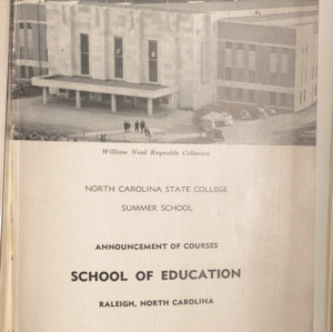 State College record, Summer School Calendar,  Vol 49 No. 11, July 1950