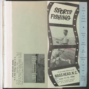 State College record, Sports Fishing a One Week Short Course Nags Head, N.C., Vol 55 No. 1, September 1955