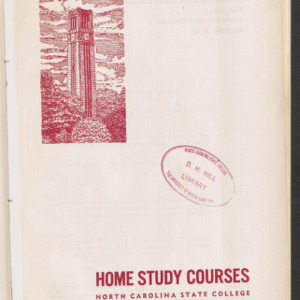 State College record, Home Study Courses, Vol 55 No. 2, October 1955